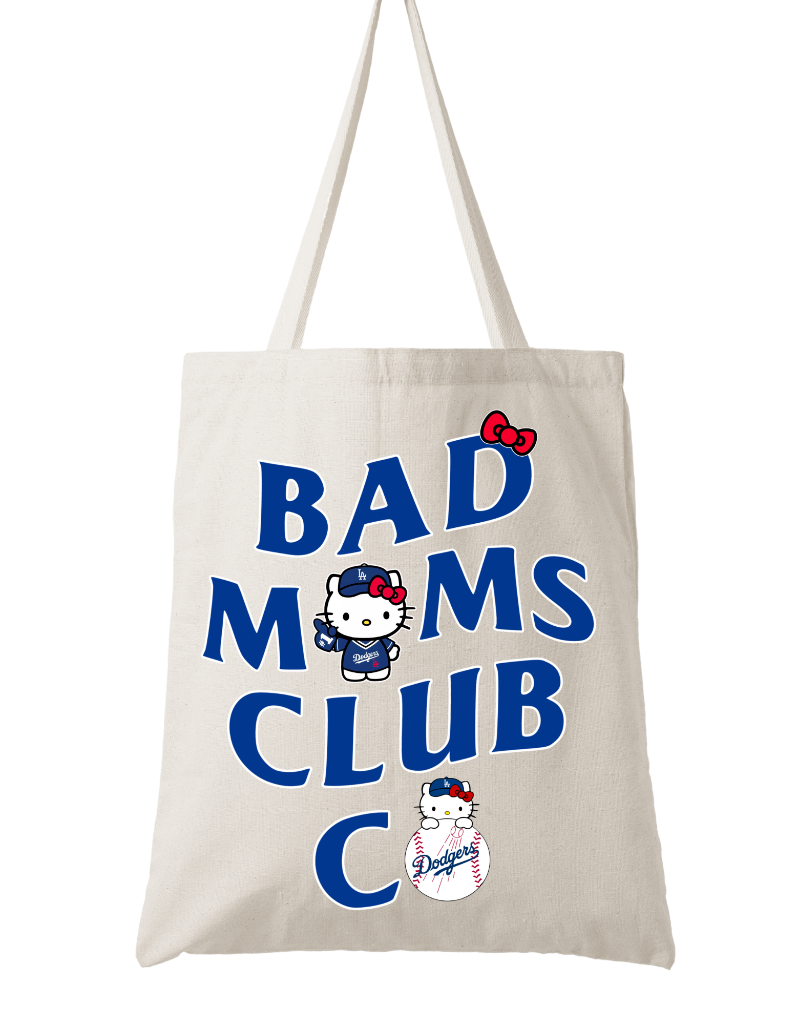 2014 Sanrio Hello offers Kitty MLB LA Dodgers Baseball Tote Hand Bag Purse LOS ANGELES