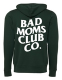 BMCC FOREST GREEN ZIP UP SWEATER