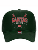 SANTA'S HELPER TRUCKER HAT