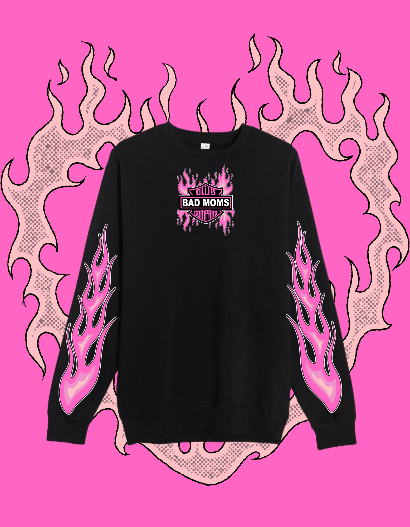 Netflix Bad Trip outlet Pink Long Sleeve Sweatshirt Size 2X