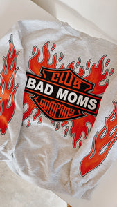 Red Flame Harley Crewneck (2 Colors)