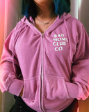BMCC Orchid Zip Up Sweatshirt