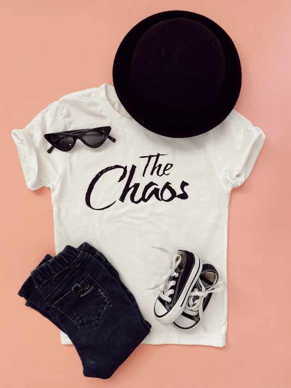 The Chaos Kids Tee in white