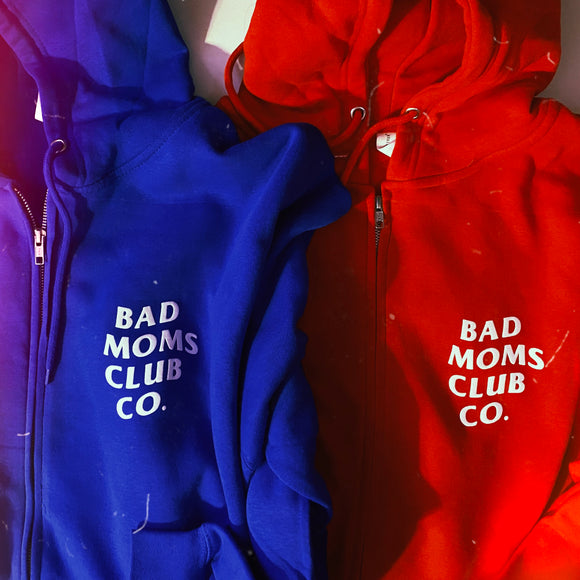 BMCC Zip Up Sweatshirts (Blue/Red)