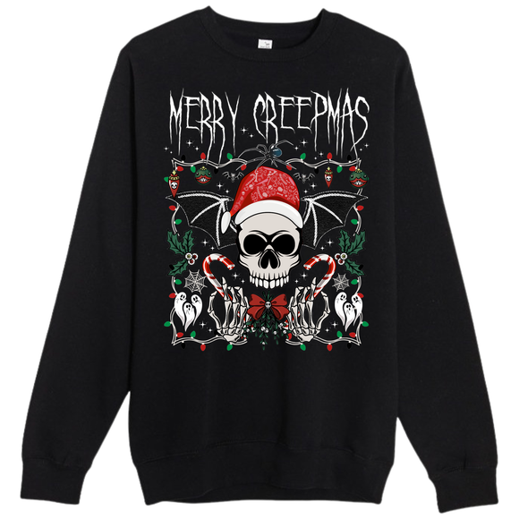 Merry Creepmas Crewneck Sweater